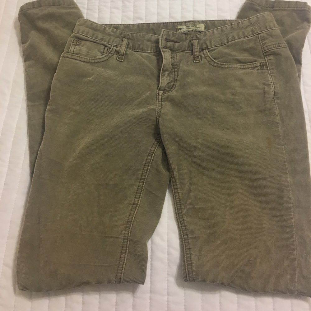 Free People Corduroy Skinny Pants